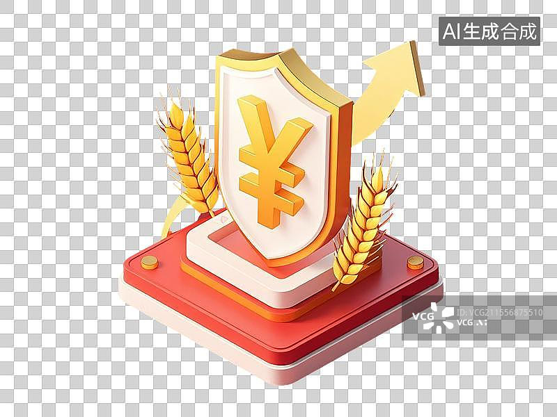 【AI数字艺术】粮食增值和农业系统经济图片素材