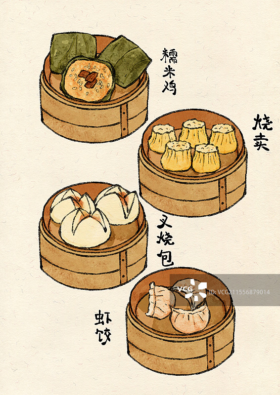 香港下午茶点心图片素材