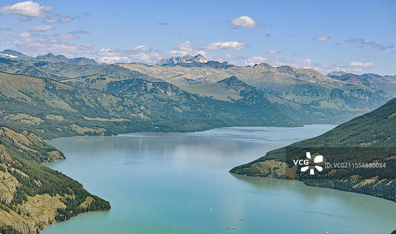 喀纳斯湖图片素材