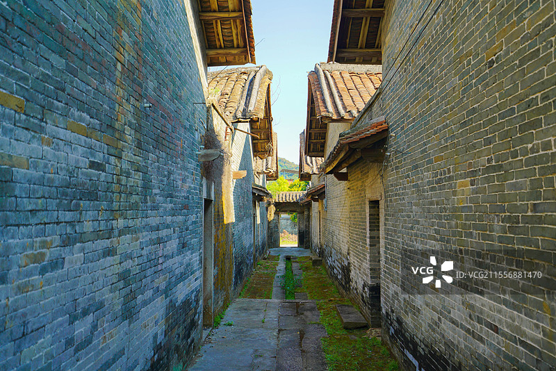 广州市从化区，太平镇，钟楼古村，乡村建筑之美！图片素材