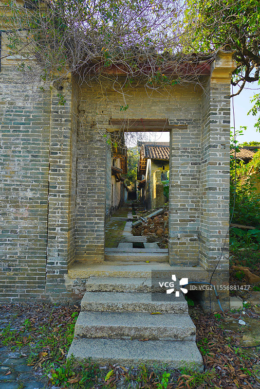 广州市从化区，太平镇，钟楼古村，乡村建筑之美！图片素材