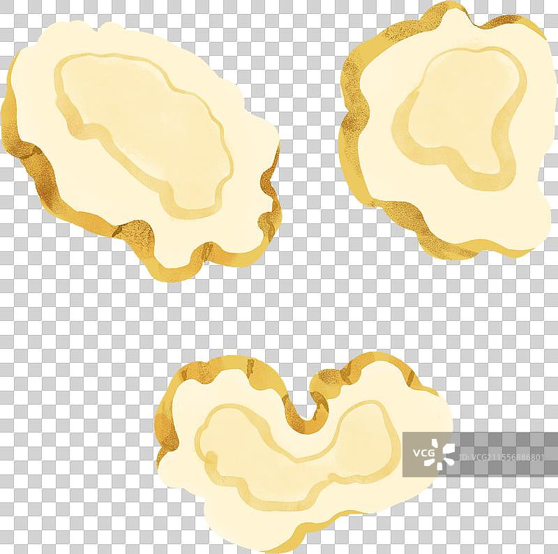 三片桔梗中药材插画图片素材