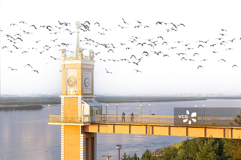 俄罗斯哈巴罗夫市扎伊姆卡风光图片素材