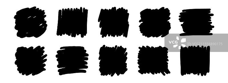 抽象手绘涂鸦艺术集图片素材