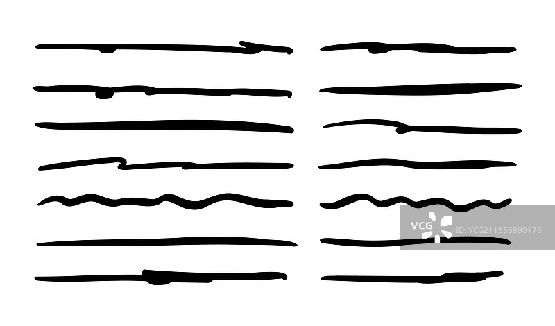 手绘线条突出元素的涂鸦图片素材