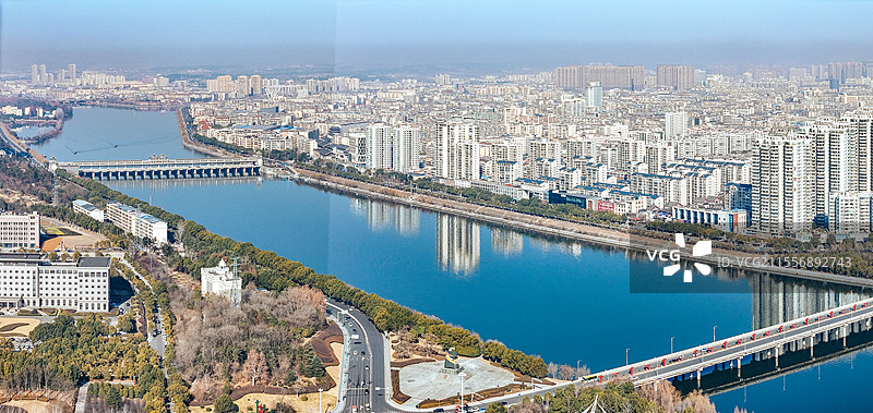 随州市 曾都区 迎宾大道 城市   涢水图片素材