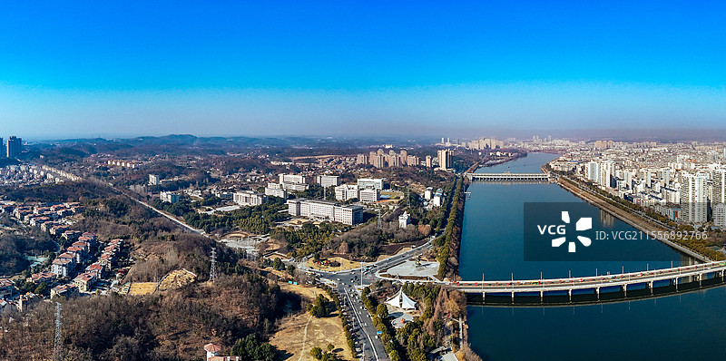 随州市 曾都区 迎宾大道 城市   涢水图片素材