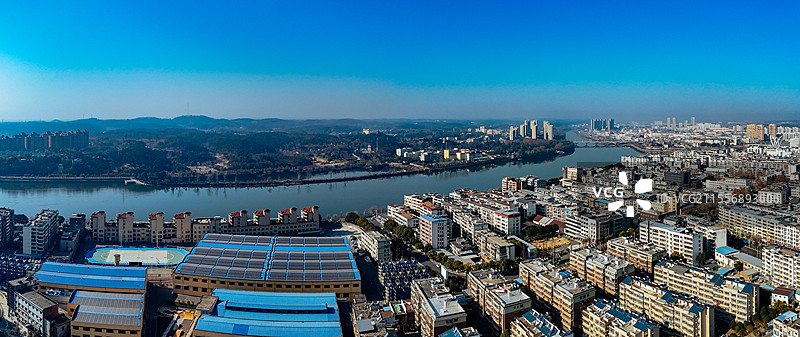 随州市 曾都区 迎宾大道 城市   涢水图片素材