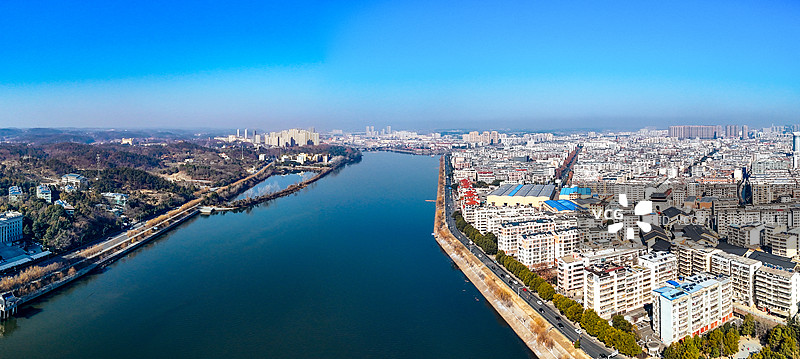 随州市 曾都区 迎宾大道 城市   涢水图片素材