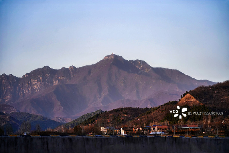 愚公移山王屋山图片素材