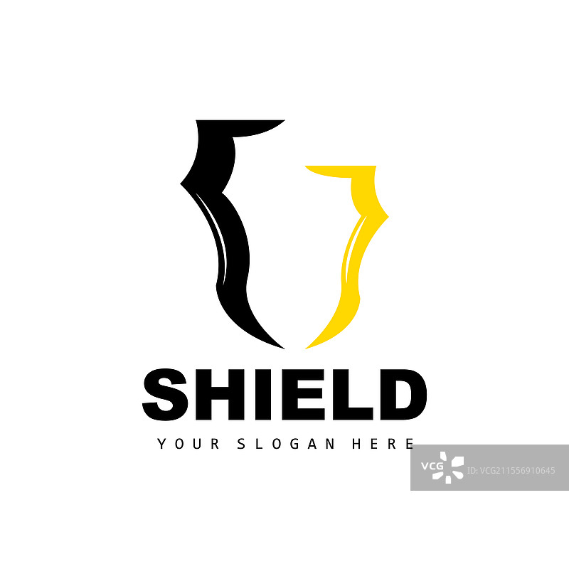 安全强大的盾牌标志设计图片素材