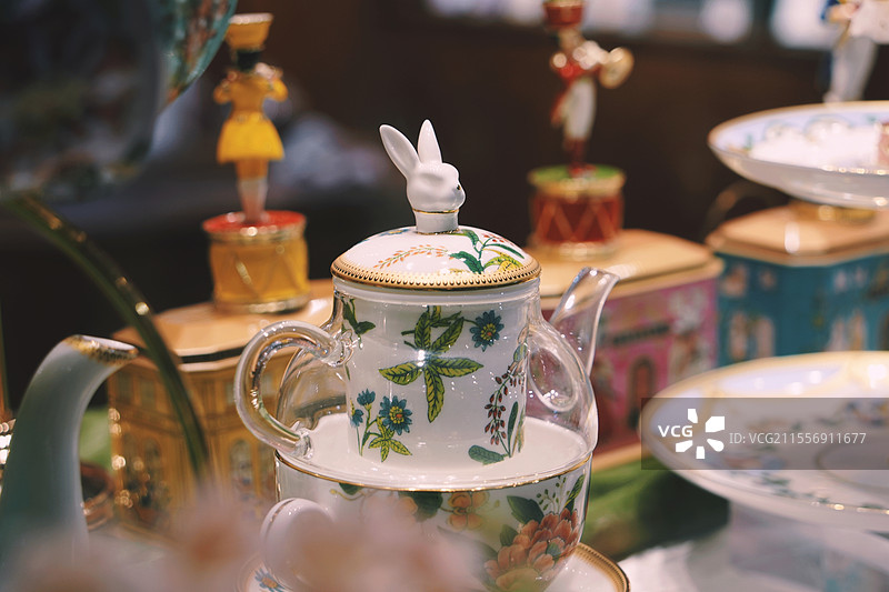 精致茶壶图片素材