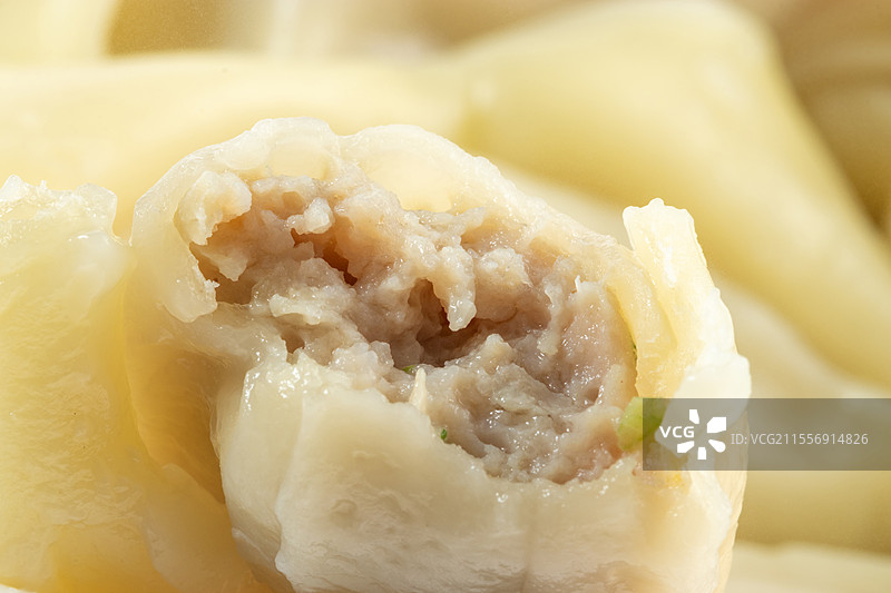 江苏省南通市特色食品刀鱼馄饨图片素材