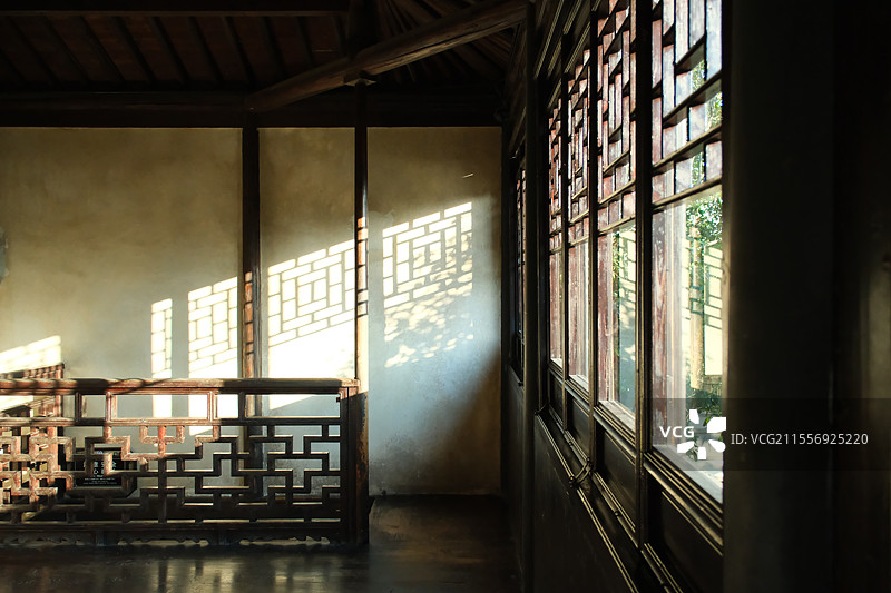 同里古镇耕乐堂墨香阁室内图片素材