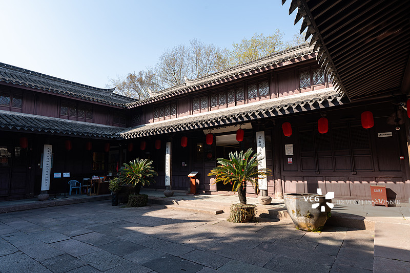 浙江宁波海曙张苍水纪念馆图片素材