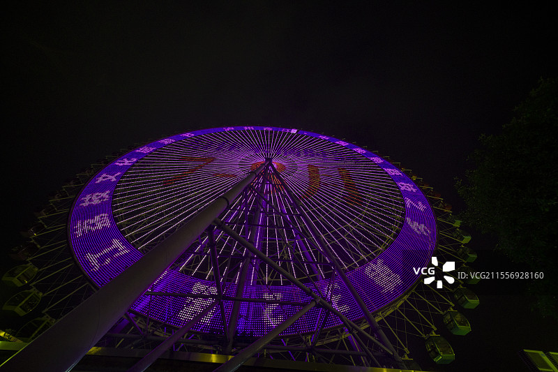 泸州酒城乐园夜景图片素材