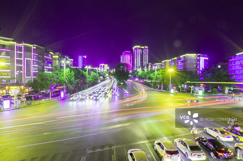 泸州酒城乐园夜景图片素材