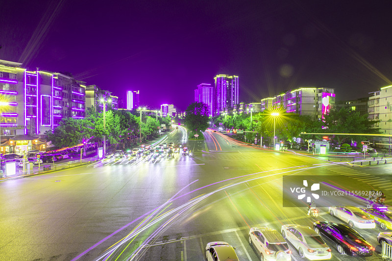 泸州酒城乐园夜景图片素材