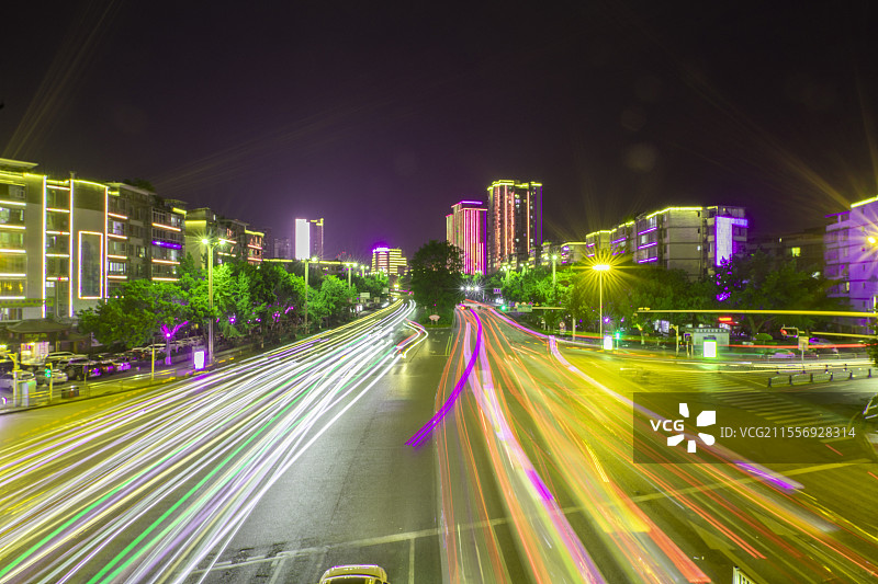 泸州酒城乐园夜景图片素材