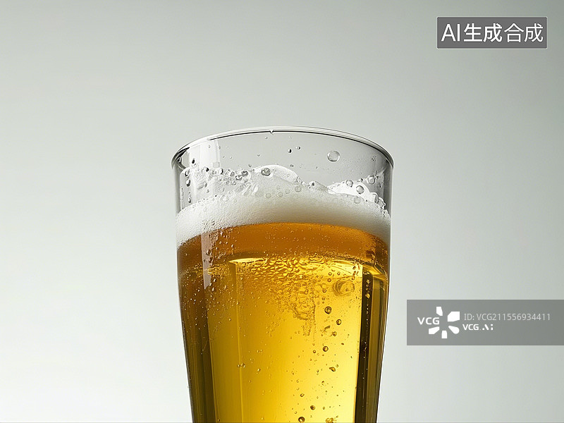【AI数字艺术】一杯小麦啤酒图片素材