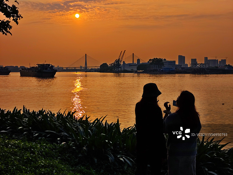 拍夕阳图片素材