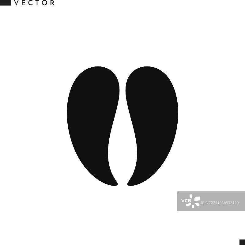 牛的脚印图片素材