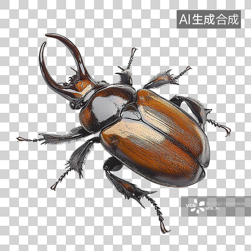 【AI数字艺术】甲虫特写图片素材