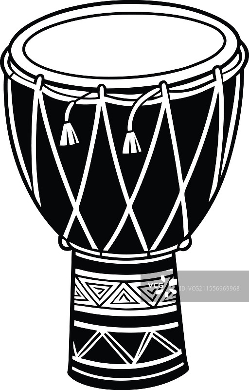 鼓的轮廓图片素材