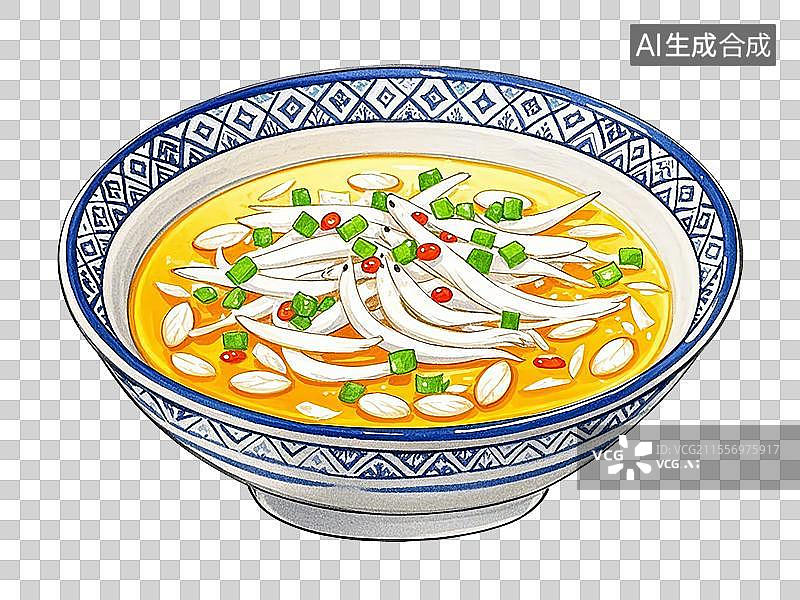 【AI数字艺术】传统美食安徽巢湖银鱼蒸蛋图片素材