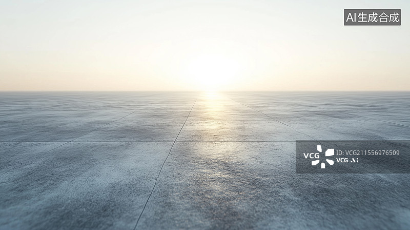 【AI数字艺术】极简水泥地面空间背景图片素材