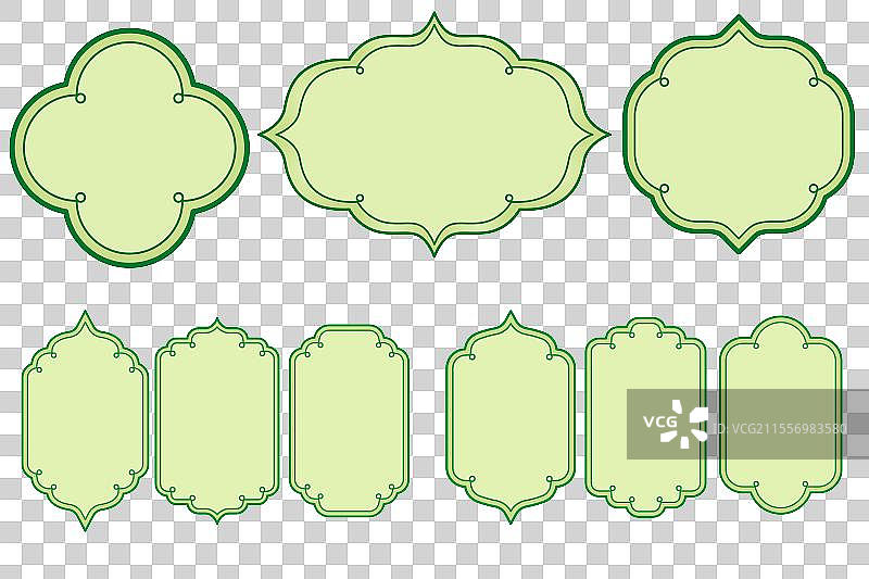 中国风传统文化矢量边框元素图片素材
