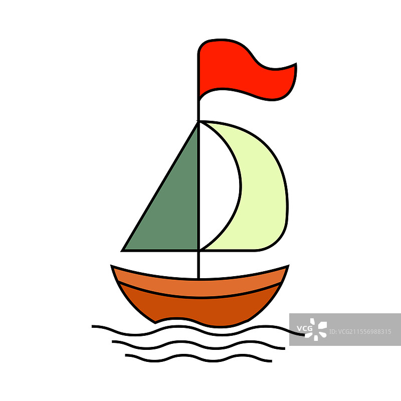 帆船艺术图片素材