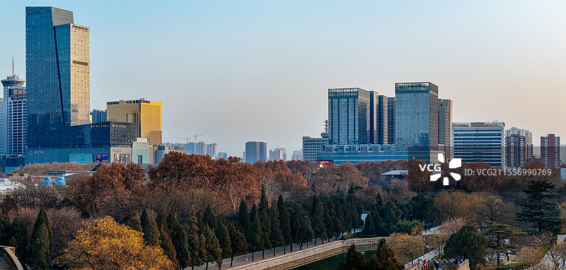 邯郸 丛台区 中华北大街 丛台公园 城市图片素材