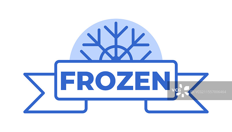 冷冻食品标签设计图片素材