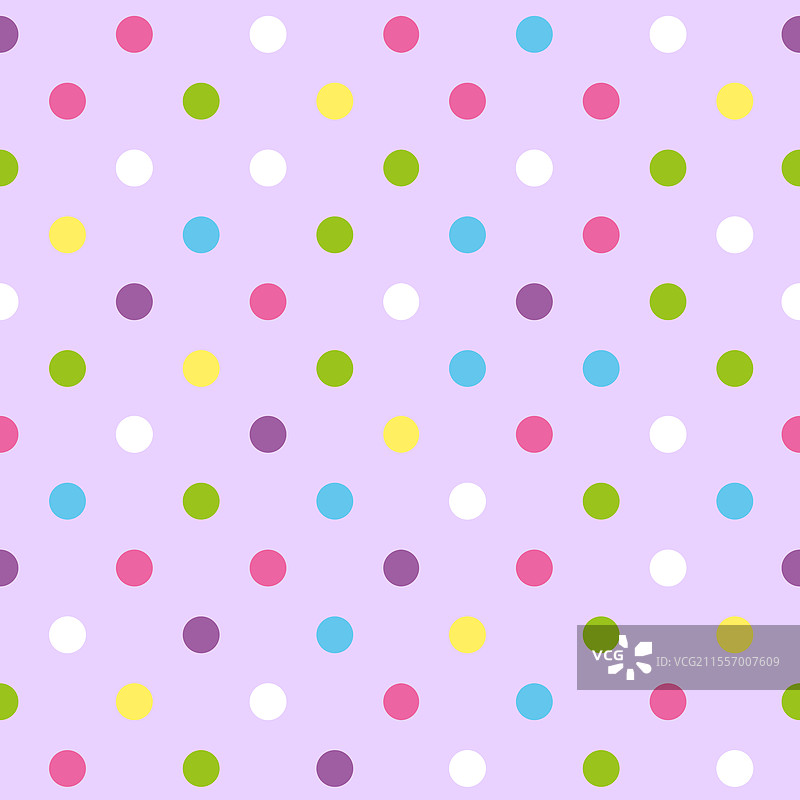 庆祝活动五彩斑斓的波点图案无缝设计图片素材