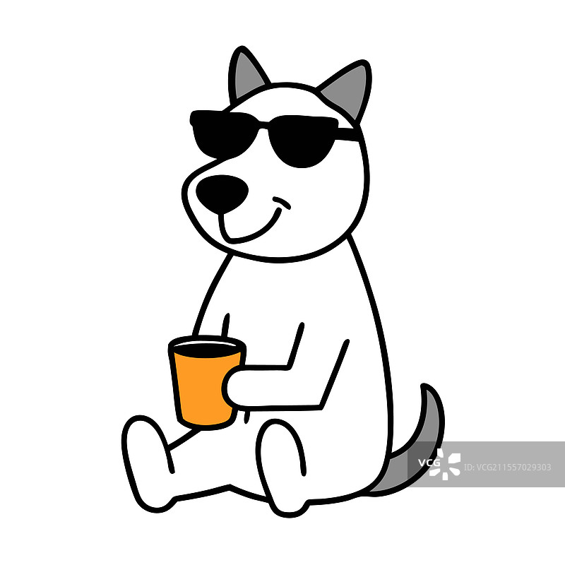 搞笑的狗狗艺术图片素材