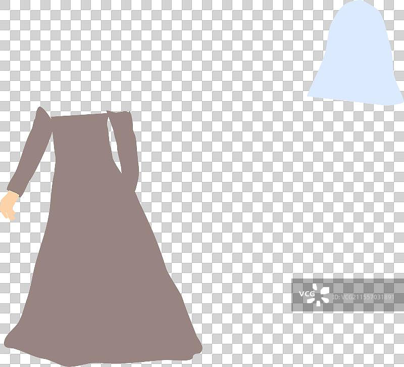 与古老的中世纪长袍服饰相关的服装图片素材