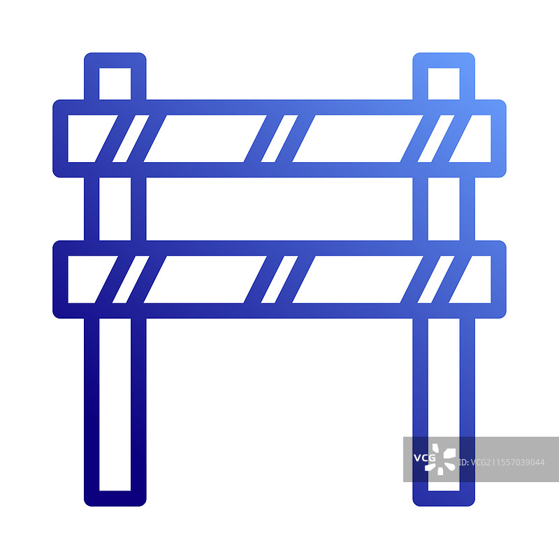 道路障碍物施工围栏图标图片素材