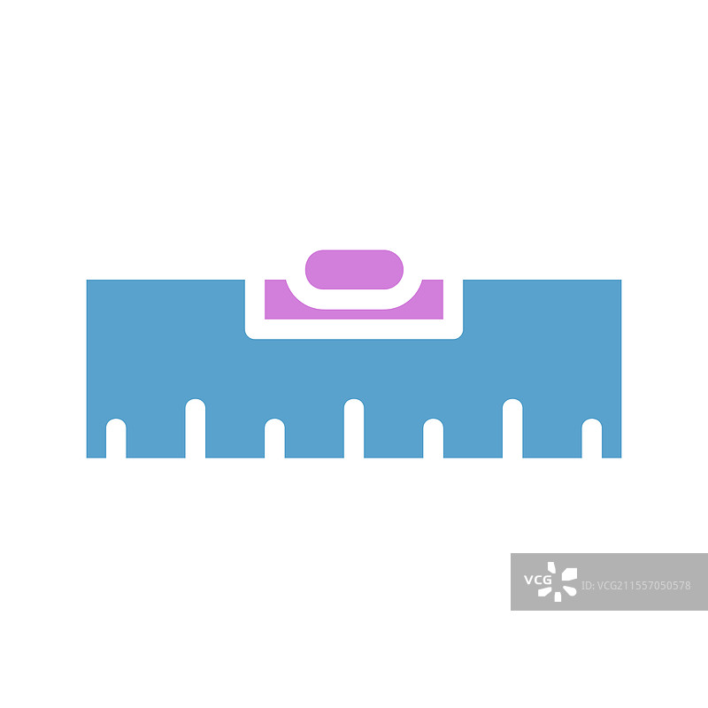 带有蓝色和紫色元素的测量工具图片素材