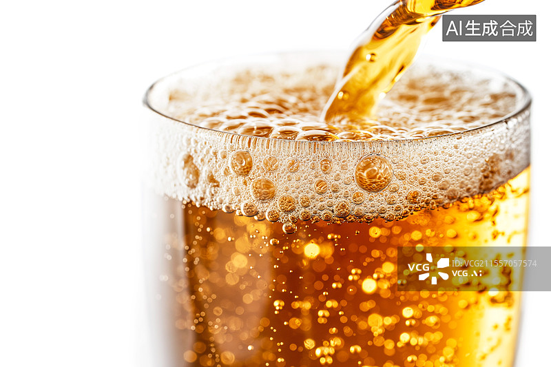 【AI数字艺术】酒精饮料啤酒酒花特写图片素材