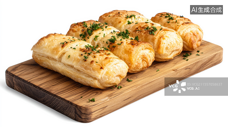 【AI数字艺术】传统美食，春卷图片素材