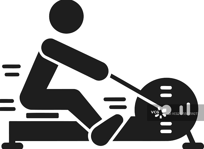 划船机锻炼图标图片素材