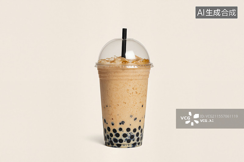 【AI数字艺术】珍珠奶茶图片素材
