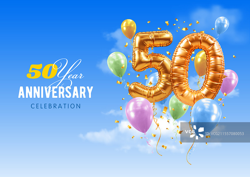 50周年庆典模板图片素材