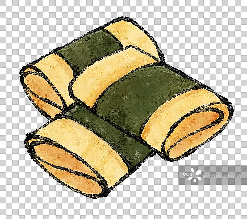 澳门美食国风插画-凤凰卷图片素材