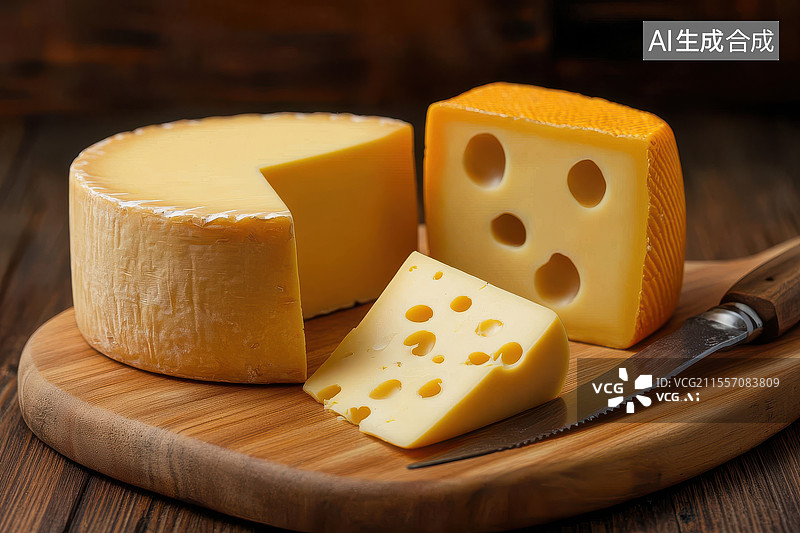 【AI数字艺术】诱人的芝士美味图片素材