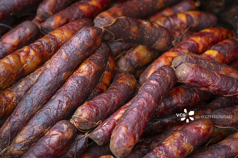 香肠特写图片素材