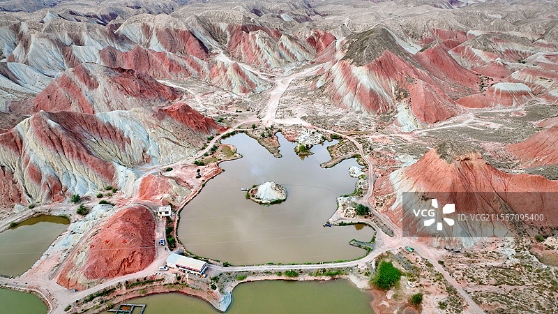 兰州苦水丹霞图片素材