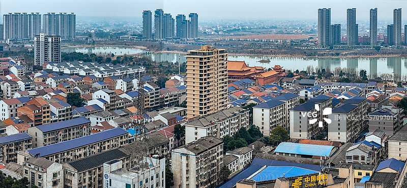 汨罗市 九章路 归义镇 汨罗江 岳阳 城市图片素材