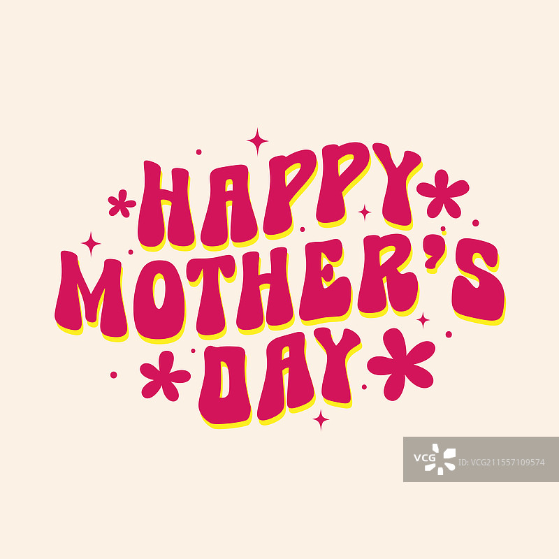 母亲节快乐的排版设计图片素材